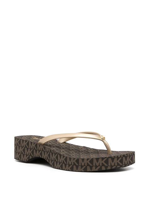 www.overstock.com michael kors flip flop|Michael Kors platform flip flops.